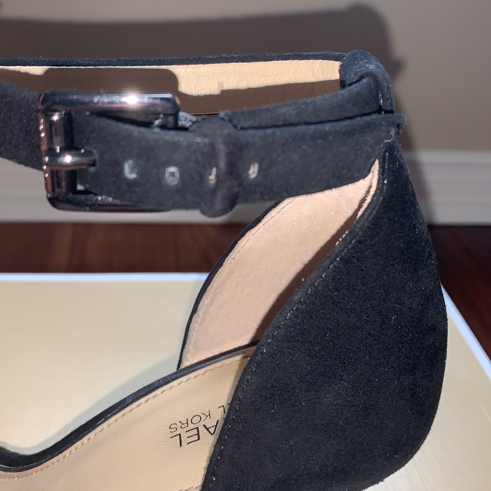 MK Sylvie Suede Heels - Picture 6 of 9